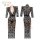 Feimu plus size deep v-slit sheer lace dress - sexy lingerie with cheeky cutout & no-remove design