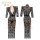 Feimu plus size deep v-slit sheer lace dress - seductive see-through evening gown with butt-revealing cutout