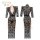 Feimu plus size deep v-slit sheer lace dress - seductive see-through evening gown with butt exposure