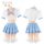 Feimu pure love schoolgirl jk set - sweet waist-revealing two-piece outfit, sexy & innocent style