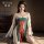 Feimu tang dynasty print halter dress - sexy ancient chinese style lingerie & sleepwear set, breathtaking backless design