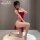 Feimu feemuoi new year silk velvet cheongsam lingerie - sexy costume sleepwear with high slit for women