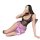 Feiniao moon gazing sexy no-remove lingerie set featuring a lace bralette paired with silky satin bottoms, perfect for belly ...