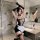 Flame desire sheer maid costume set - tearable cheeky butt-baring mesh lingerie outfit for seductive role play