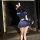 Sexy flirty bunny police officer costume with mini skirt, perfect for fun and playful sleepwear moments.