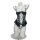 Flirty lace bodysuit featuring sheer mesh thong design, perfect for small busts. includes push-up cleavage and no-remove elem...