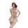 Flirty plus size maid costume featuring a cute bear design, playful pink accents, and charming accessories for a whimsical ch...