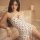 Floral moonlight sensual lingerie set featuring a lace-trimmed slip dress with floral patterns, perfect for pure yet seductiv...