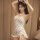Floral moonlight sensual lingerie set featuring a lace-trimmed slip dress and bodycon sleep dress, perfect for pure yet seduc...