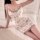 Floral pure-chic sleep dress for women featuring lace trim, bodycon design, sleeveless style, perfect for cozy nights.
