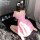 Fluffy fall-winter lounge sleep dress - soft kawaii lolita pajama set for women, cozy & playful bedroom wear