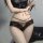 French chic lace triangle panties for women – sweet & sensual sheer cross-back bare-fit underwear featuring delicate lace det...