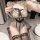 French-style lace bodysuit for women - deep v plunge, crisscross strap, sheer mesh & cut-out design