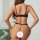 Back view of woman wearing french-style ultra-thin lace push-up bra and matching briefs from seductive no-pad lingerie collec...