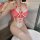 French romantic lace nurse bodysuit set featuring red polka dots and lace details, perfect for adults seeking pure and seduct...