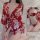 Gioruo sexy deep v lingerie set - japanese print kimono style, thin & alluring, perfect for romantic moments
