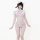 Glow cloud cosplay bunny girl outfit - laser reflective anime sexy deadstock swimsuit set for women, featuring cute bunny ear...