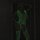 Glow-in-the-dark mesh bodysuit for women featuring adjustable straps and sheer charm design.