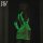 Glow-in-the-dark mesh two-piece dress set with uv-reactive lingerie design, featuring a no-remove style for swimwear or night...