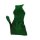 Glow-in-the-dark green mesh two-piece dress set with butterfly detail, sexy uv-reactive lingerie and swimwear, no-remove desi...