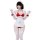 Anime-inspired sexy bikini set featuring adjustable pvc strap halter bra and briefs, perfect for cosplay enthusiasts.