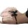 Glowing cloud lace thong with sexy pearl embellishment, sheer design, open-crotch style for women, sultry and alluring look.
