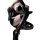 Glowing punk knee-high leg sleeves featuring shiny patent leather, anime cosplay thigh highs with a cross detail.