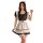 Golden night anime maid dress featuring a cute japanese lolita style with a short skirt, perfect for cosplay and kawaii costu...