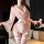 Golden night candy bunny lingerie set - sweet & playful japanese-inspired maid outfit with butterfly prints, featuring charmi...