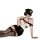 Golden night seductive cosplay lingerie - elegant police officer costume with pure-yet-sensual appeal