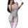 Gorgeous cloud sensual lingerie set - sheer nurse costume for women, sexy cosplay outfit with adjustable straps