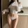 Gorgeous cloud sexy lingerie featuring a sheer mesh top with ruffles and a low-rise lace bikini set, perfect for an alluring ...