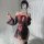 Gorgeous style sensual off-shoulder kimono sheer robe - japanese-inspired role play lingerie for women, featuring floral patt...