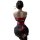 Gorgeous style sensual off-shoulder kimono sheer robe - japanese-inspired role play lingerie for women, featuring intricate f...