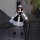 Gothic lolita maid dress - black & white cute japanese style costume for halloween & cosplay, featuring ruffled sleeves and a...
