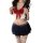 Gufei sexy schoolgirl costume set - jk style short skirt uniform with sailor top and lingerie-inspired sleepwear