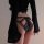 Guiyun pure & sensual leopard print low-rise bikini panties with sheer mesh & bow detail, showcasing elegant design and intri...
