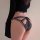 Guiyun pure & sensual leopard print low-rise bikini panties with sheer mesh & bow detail, showcasing elegant design and intri...