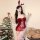 Sexy bunny girl costume set - red corset lingerie outfit for small bust, no-remove design with bunny ears and stockings