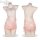 Hanfu-inspired erotic lingerie dress for women – sakura lace sheer backless tie-strap kimono style nightwear