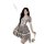Hazelnut latte plaid wrap waist dress with bow - summer slim-fit short dress for petite women, featuring lace details and a c...