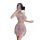 Vintage-inspired silk qipao lingerie featuring high slits, perfect for a seductive date look.