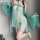 Huanqing original chinese ancient style sheer hanfu bustier dress - sexy lingerie for women, featuring elegant sheer fabric w...