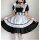 Japanese anime maid costume - cute sweet sexy cosplay dress for girls, lolita performance outfit with ruffled sleeves and apr...