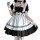 Japanese anime maid costume - cute sweet sexy cosplay dress for girls, lolita performance outfit with frills and ribbons
