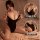 Japanese anime-style sheer lingerie set featuring a cute open-crotch bodysuit and tank top, ideal for intimate wear with a pl...