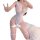 Japanese anime-inspired sheer bodysuit with open crotch design, cute hentai-inspired tank top set.