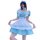 Japanese black and white maid dress for women, cute lolita cosplay costume, plus size kawaii servant outfit with ruffled slee...