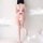 Japanese style cute anime lingerie bodysuit - smiley kawaii swimwear deadstock miko-inspired one-piece