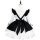 Japanese cute anime maid dress - soft girly lolita dress with white long sleeves, black ribbon belt, and fluffy ruffles for c...